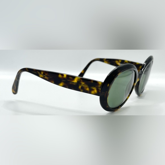 Vintage Anglo American Optical Aurora Brown Oval Sunglasses Frames Only - Picture 1 of 8